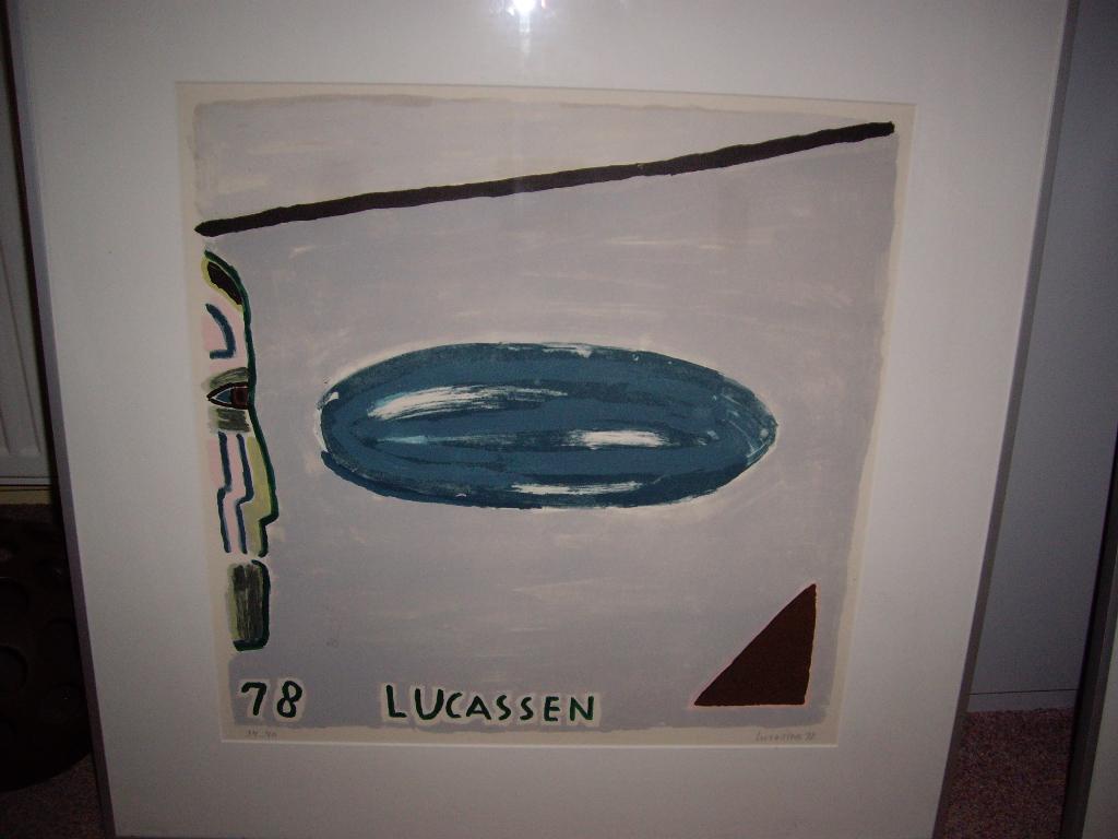 Reinier Lucassen - Litho, Ophalen of Verzenden