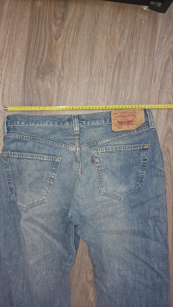 Levi's 501 vintage original, Blauw, Ophalen of Verzenden, W33 - W34 (confectie 48/50), Gedragen