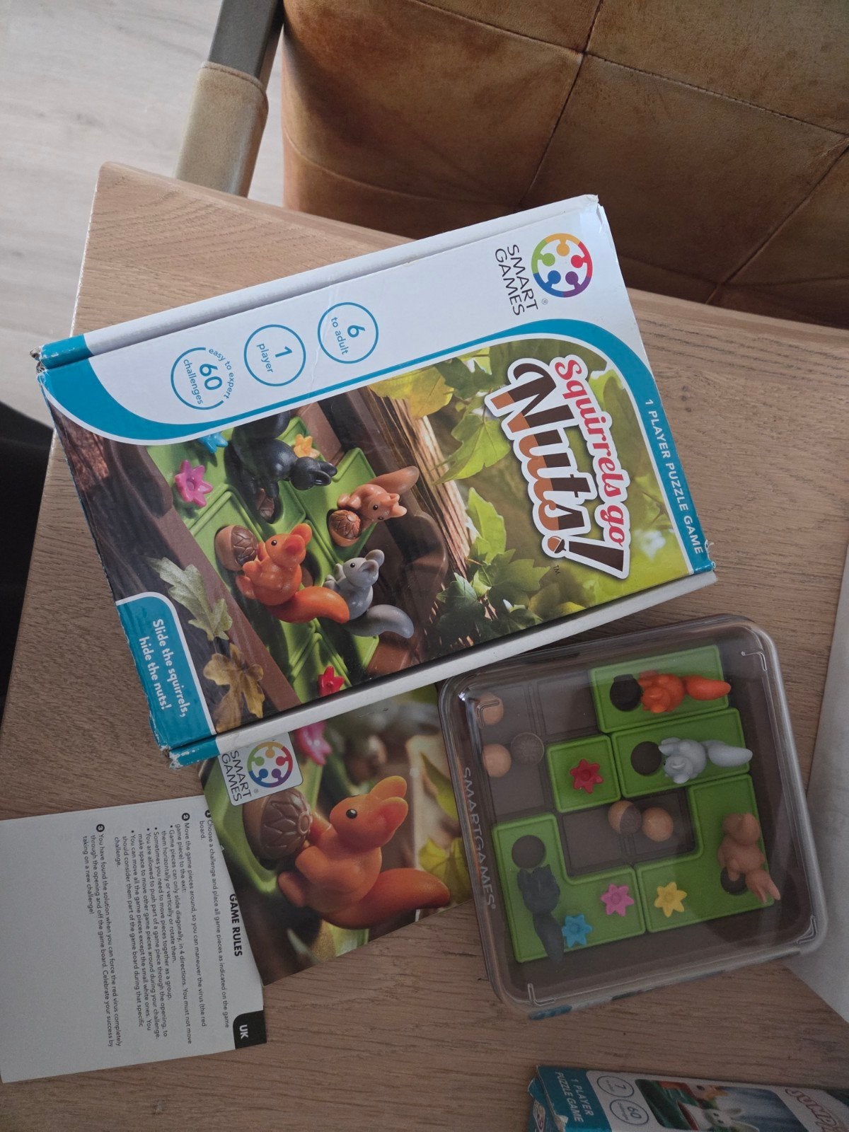 Smart Games: Squirrels Go Nuts! - Logica Puzzelspel, Ophalen of Verzenden, Minder dan 500 stukjes, Zo goed als nieuw, Overige typen