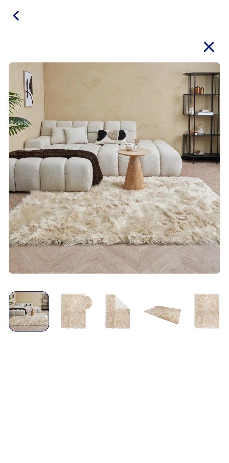 Hoogpolig vloerkleed - crème-wit Neiuw
160 x 230 cm
160 x 23, Wit, 150 tot 200 cm, 200 cm of meer, Ophalen of Verzenden