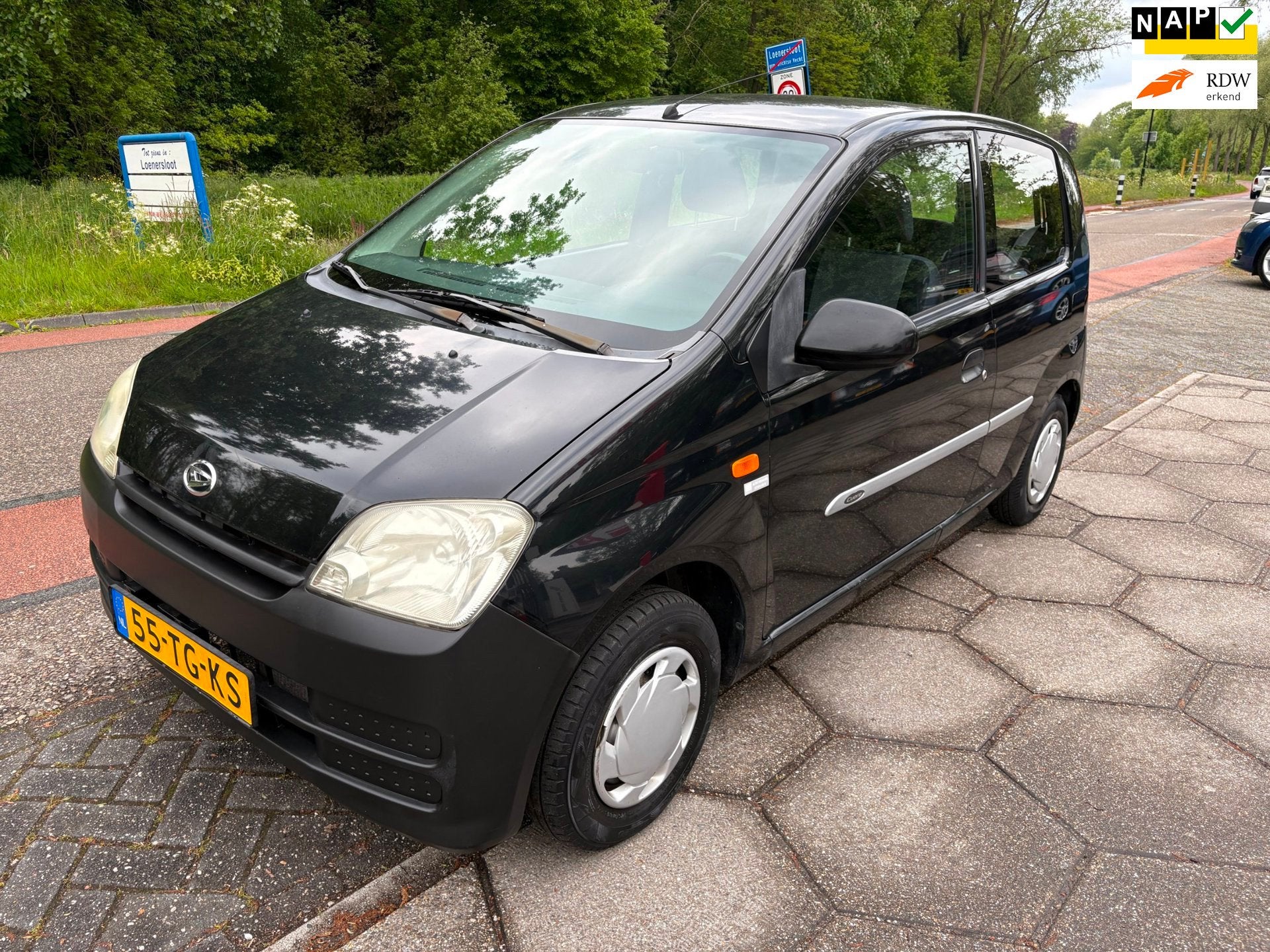 Daihatsu Cuore 1.0-12V Kyoto, Auto's, Voorwielaandrijving, Stof, 18 €/maand, 4 stoelen