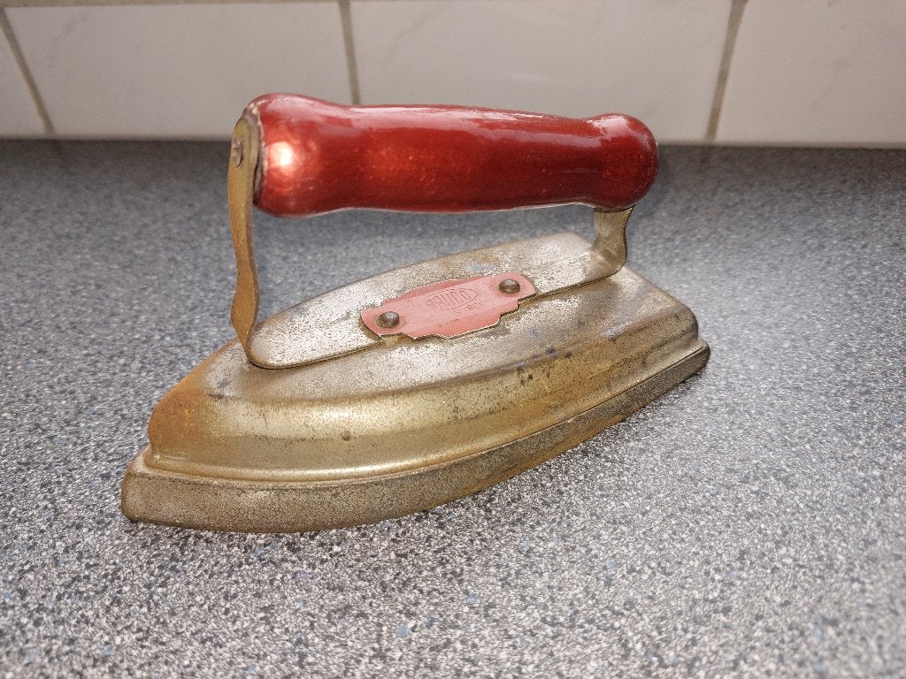 Oud speelgoed strijkijzer RAUCO, jaren 60, 15 x 7,5 cm, Ophalen of Verzenden
