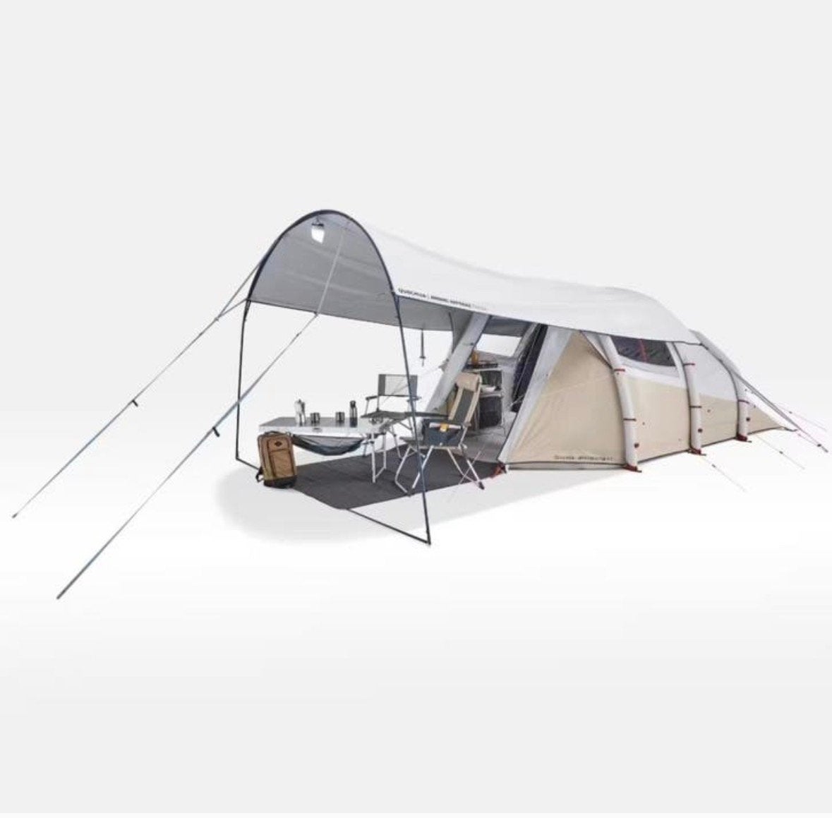 Quechua luifel voor de camping Arpenaz Fresh, Ophalen of Verzenden, Zo goed als nieuw, Tot en met 4