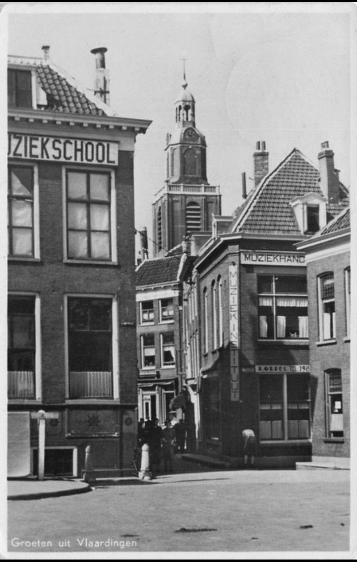Vlaardingen Muziekhandel & Muziekschool 1949, Verzenden, 1940 tot 1960, Gelopen, Zuid-Holland