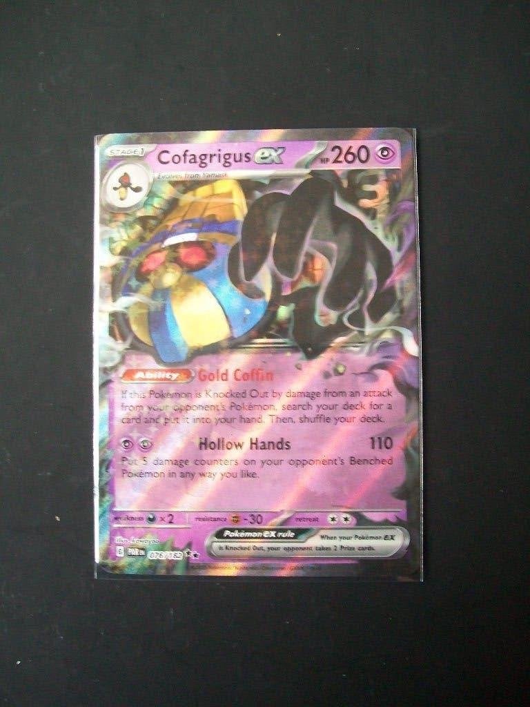6816: Nieuwe Pokemon Kaart COFAGRIGUS EX HP 260 (076/182), Verzenden, Nieuw, Losse kaart, Foil