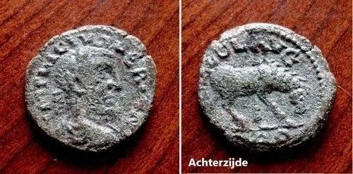 Bronzen Romeinse munt, keizer Lucius Verus, 161-169., Verzenden, Italië, Losse munt