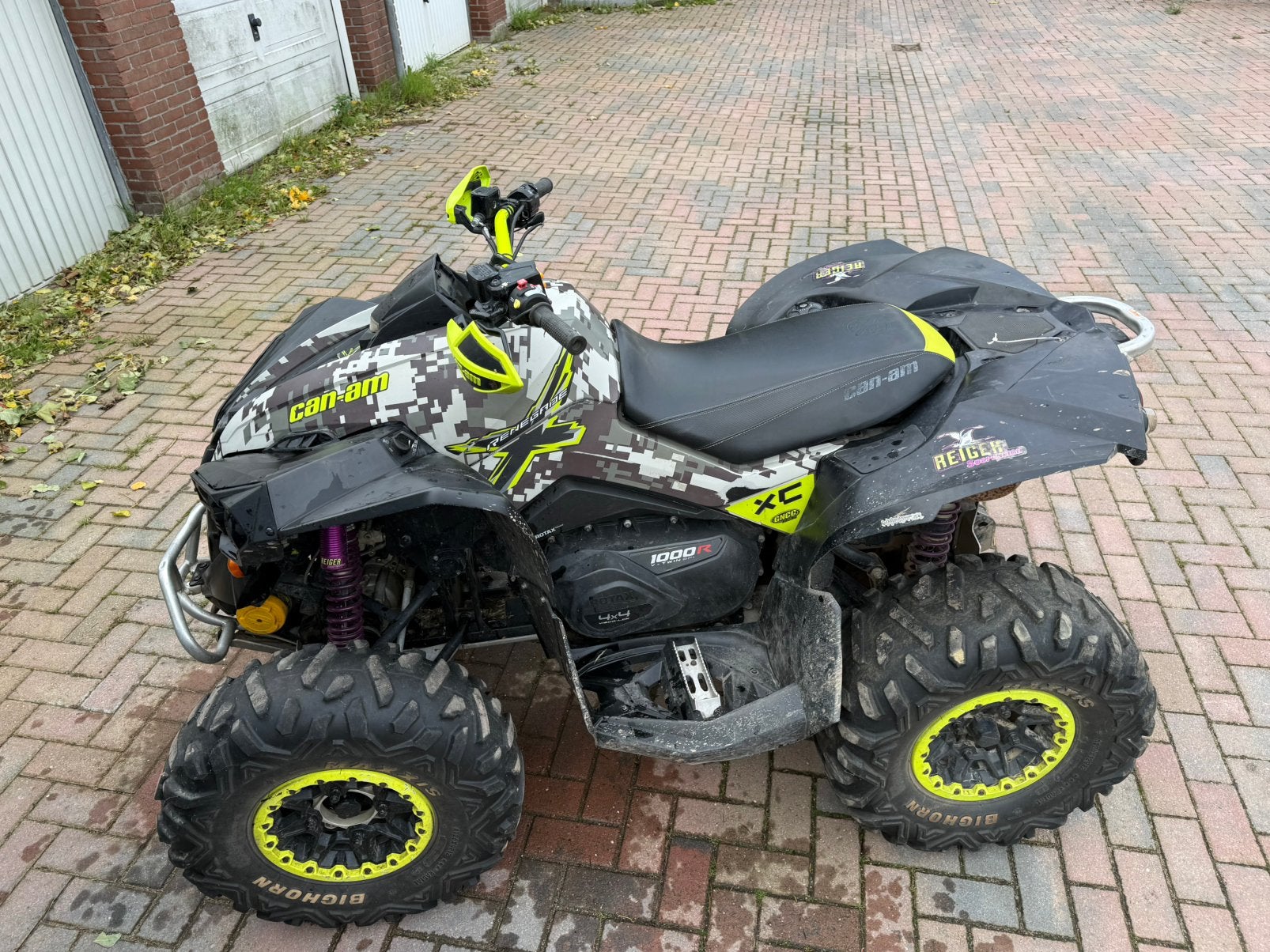 Can-Am Renegade 1000cc 2015 een Reiger verenset autokenteken, Fietsen en Brommers, Ophalen, Zo goed als nieuw, Overige typen