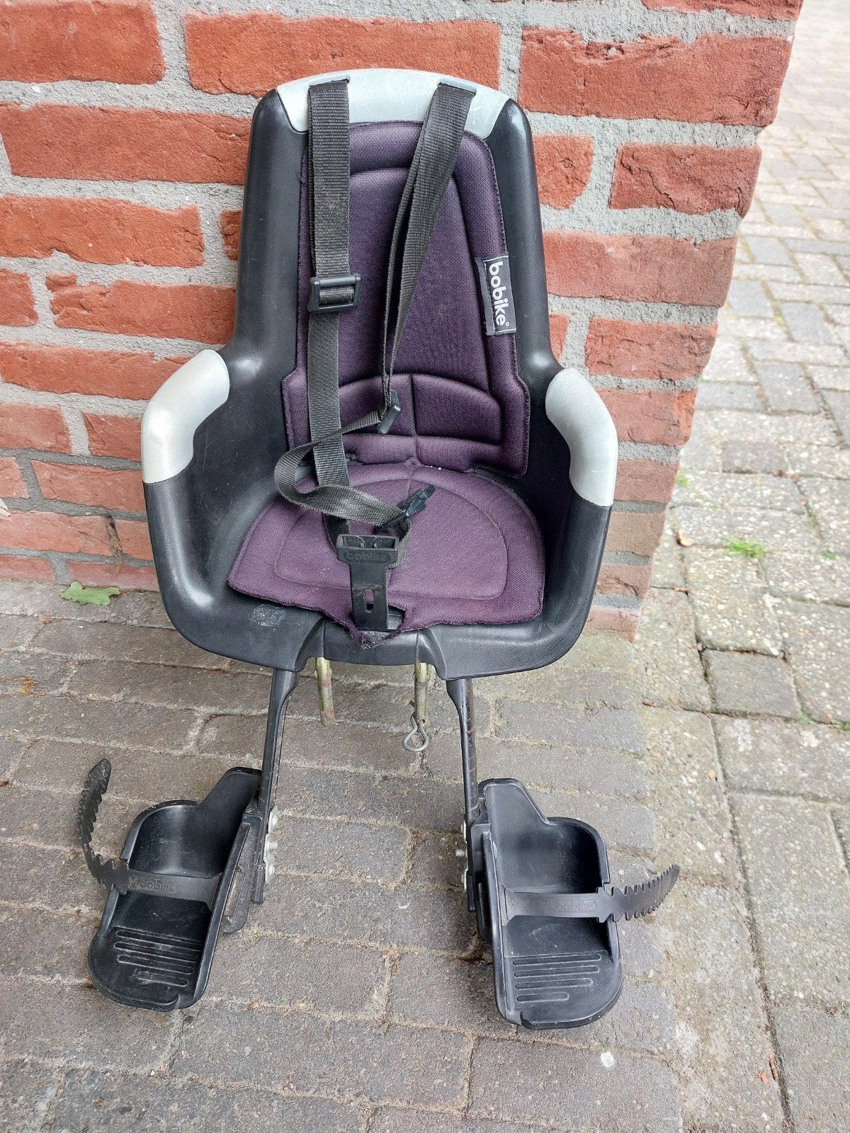 Bobike fietsstoeltje, scherm zgan, Ophalen, Zo goed als nieuw