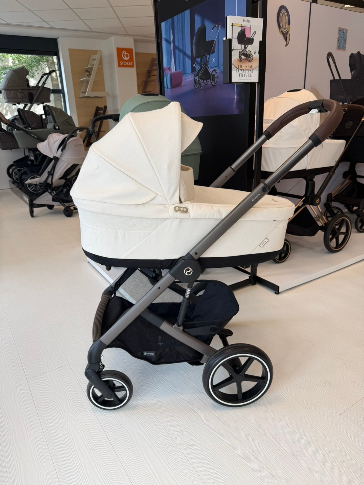 Showmodel Cybex Kinderwagen Balios S Lux Reiswieg & Zitting, Kinderen en Baby's, Ophalen, Zo goed als nieuw, Overige merken