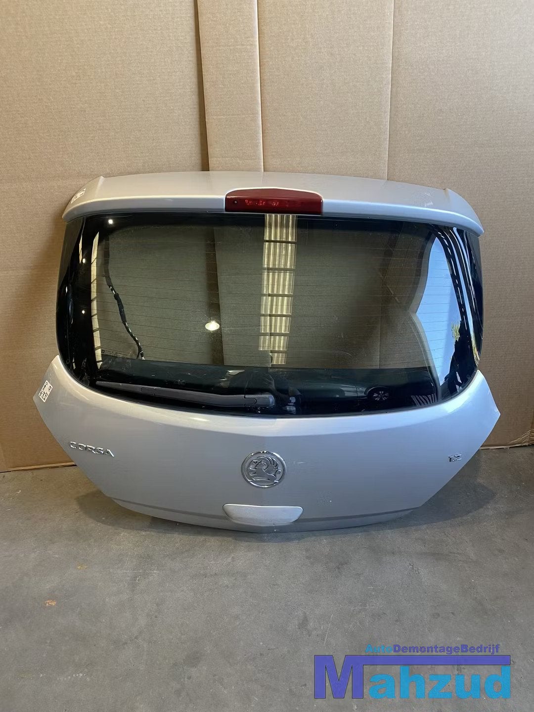 OPEL CORSA D Grijs Z157 Achterklep 3 deurs, Gebruikt, Deur, Opel Automobile GmbH, Ophalen of Verzenden