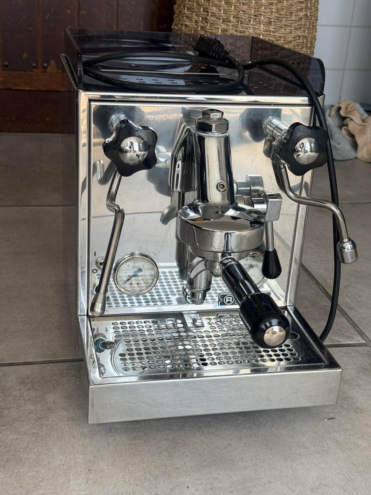 Rocket Cellini Premium Plus V2 E61 espressomachine, Rocket, Gebruikt, Espresso apparaat, Info@bykz.nl