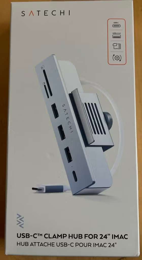 Satecchi USB-C Hub voor iMac 24 inch (zilver), IMac, Nieuw, Ophalen of Verzenden, Onbekend