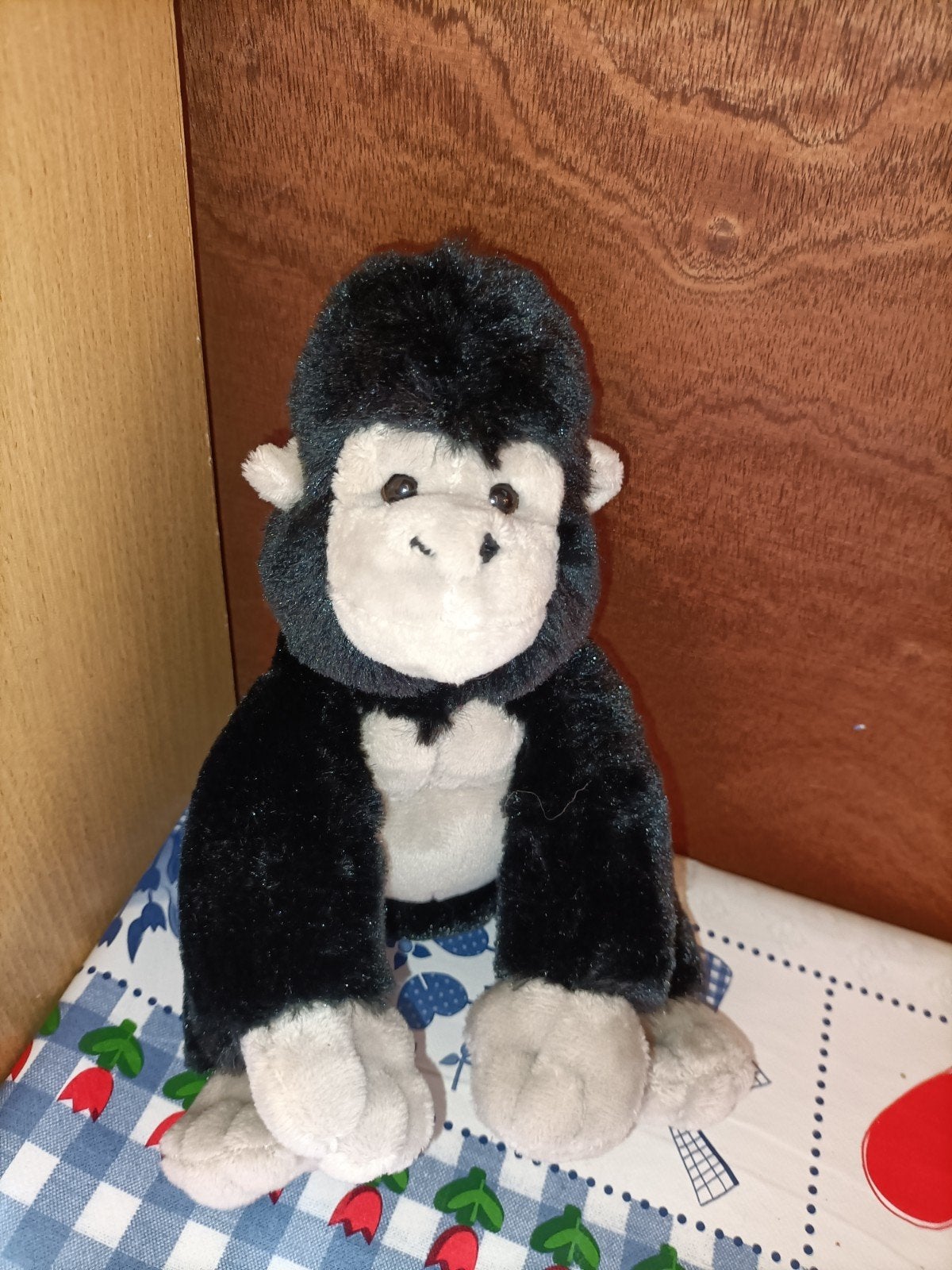 Gorilla 🦍 knuffel 19 cm groot, Ophalen of Verzenden, Zo goed als nieuw, Overige typen