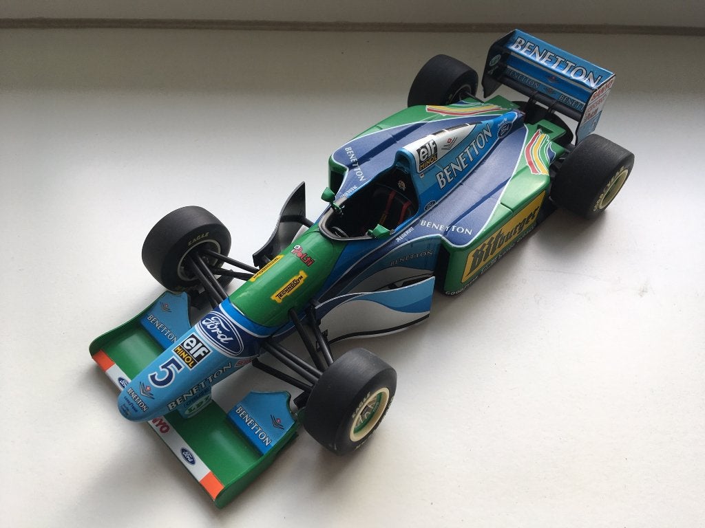 Benetton Ford B194 - Schumacher - 1994 - 1/18, Ophalen, Zo goed als nieuw, Auto, MiniChamps