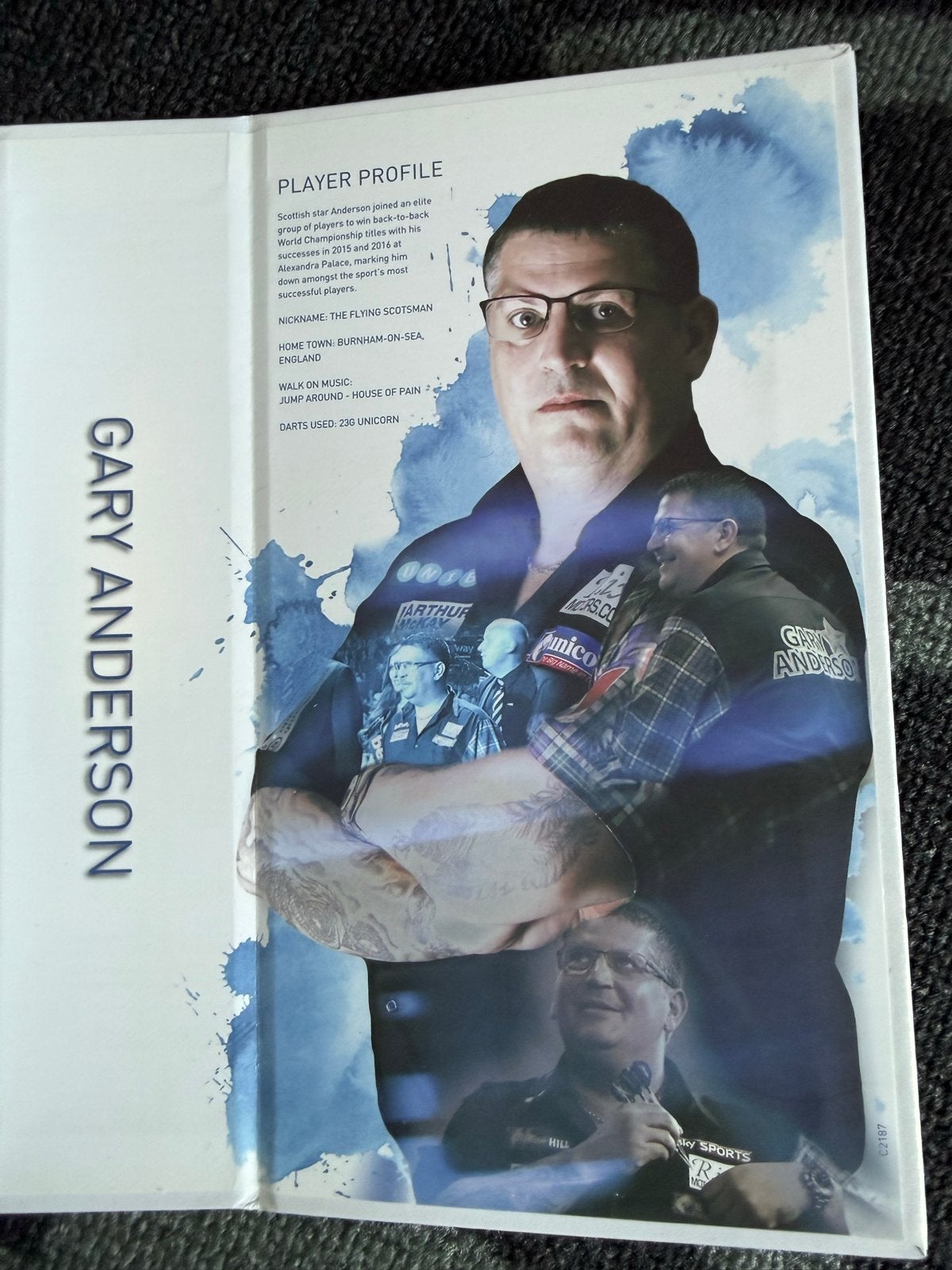 Unicorn Gary Anderson World Champion Darts - Nieuw 23g, Ophalen, Nieuw, Pijlen