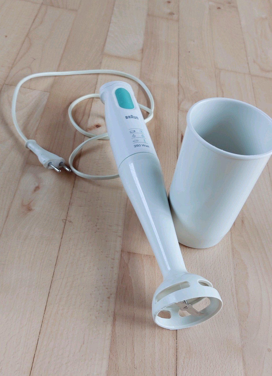 Braun staafmixer  met maatbeker, Ophalen of Verzenden, Gebruikt, 1 snelheid