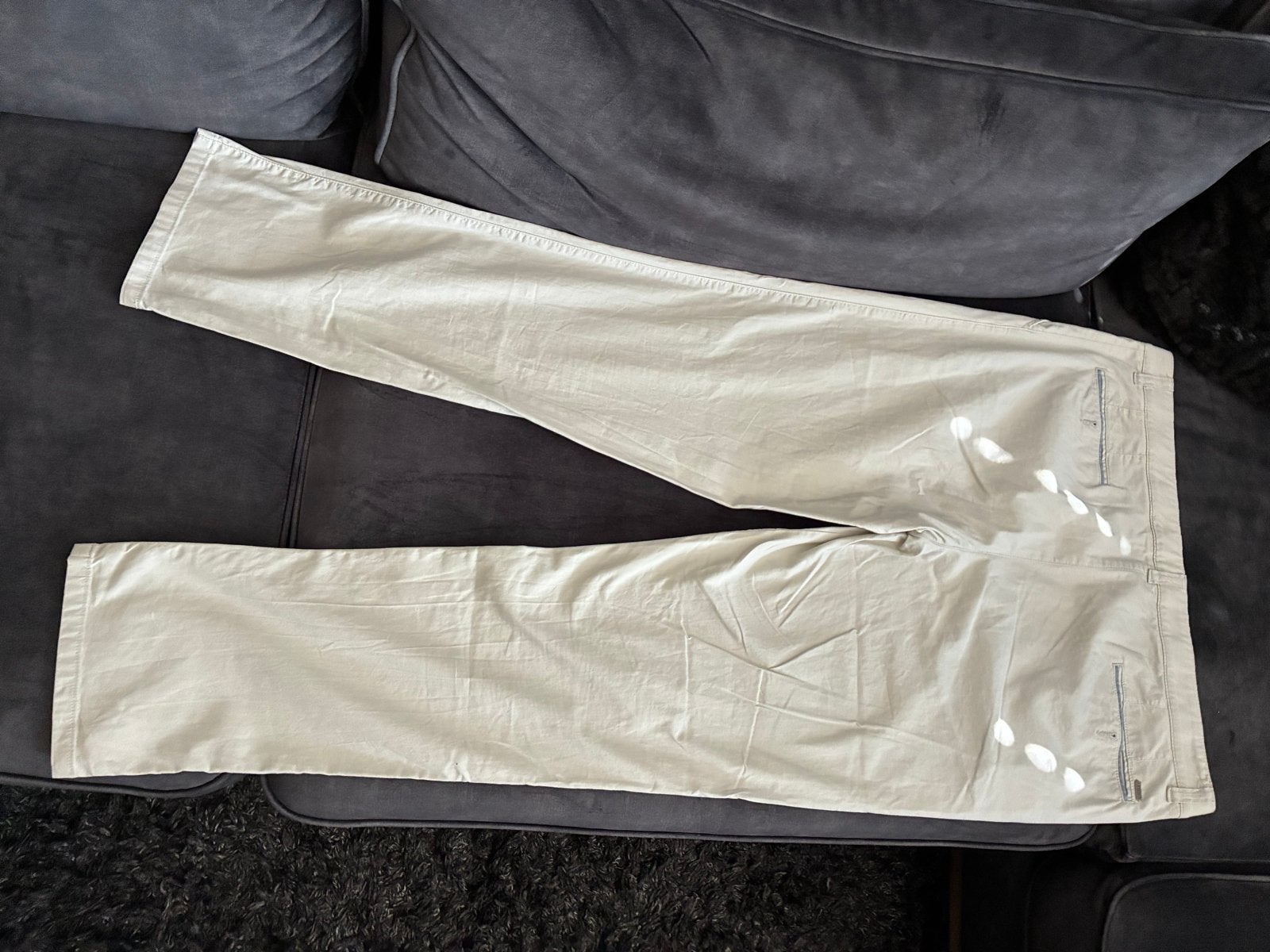 Herenbroek maat 58, licht zandkleurig - Tailor & Son, Ophalen of Verzenden, Gedragen, Maat 56/58 (XL), Beige