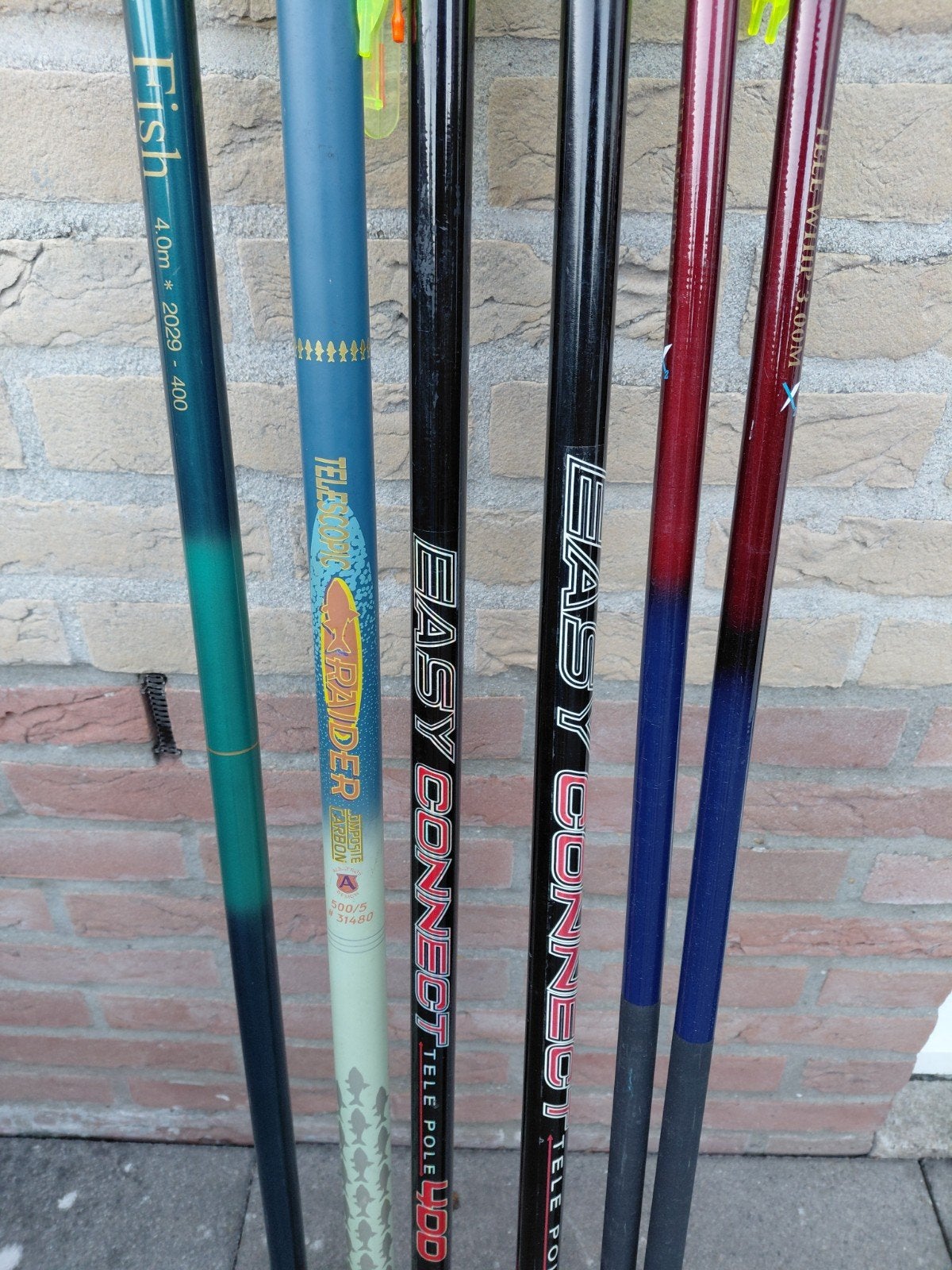 Telescoop hengel(s), Ophalen, Gebruikt, Complete hengel