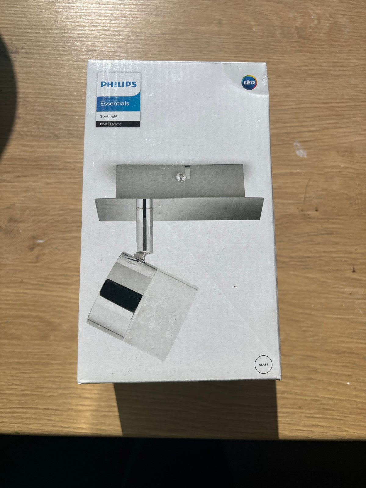 Philips Essentials LED Spot Light - Float | Chrome, Huis en Inrichting, Lampen | Losse lampen, Nieuw, Led-lamp, Philips, Ophalen of Verzenden