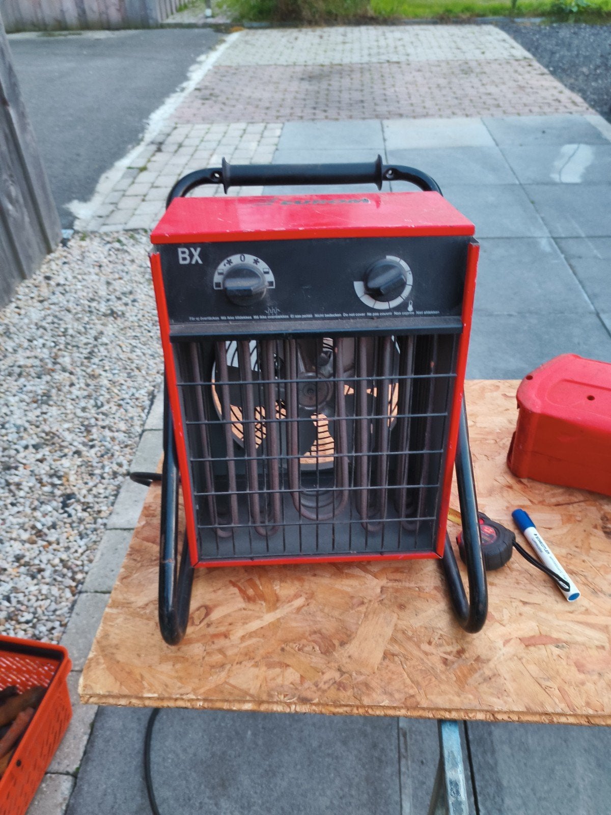 Euromac BX 9SE Elektrische Kachel - 9000W, Ophalen, Gebruikt