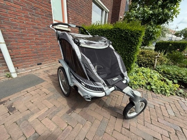 Thule Chariot Chinook fietskar in goede staat, Fietsen en Brommers, Fietsaccessoires | Aanhangers en Karren, Opvouwbaar, Ophalen of Verzenden