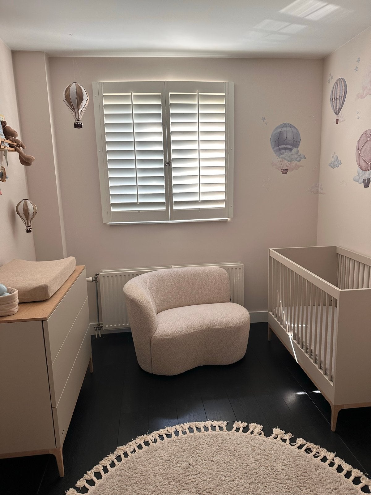 Kidsmill commode en ledikant Babypark Oatmeal, Ophalen, Zo goed als nieuw, Ledikant