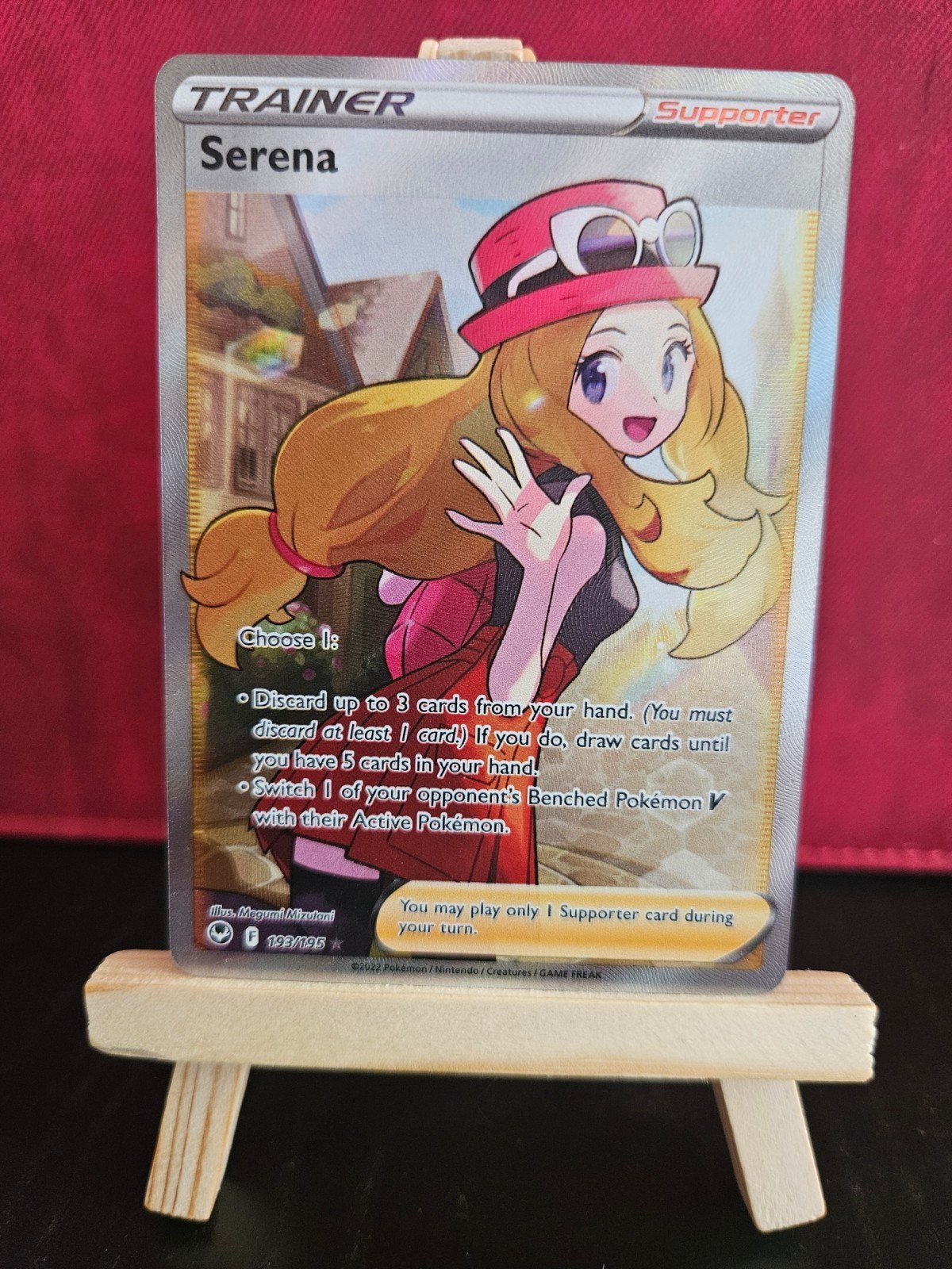 Serena #193, Ophalen of Verzenden, Zo goed als nieuw, Losse kaart, Foil