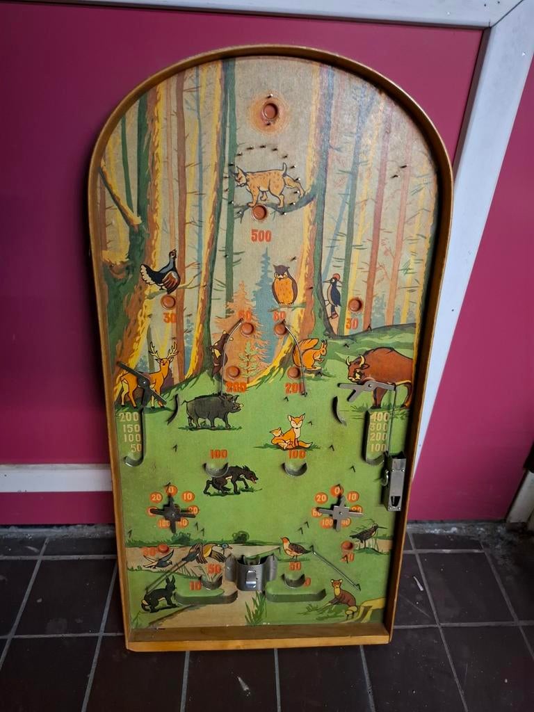 Flipperkast hout, Antiek en Kunst, Ophalen of Verzenden