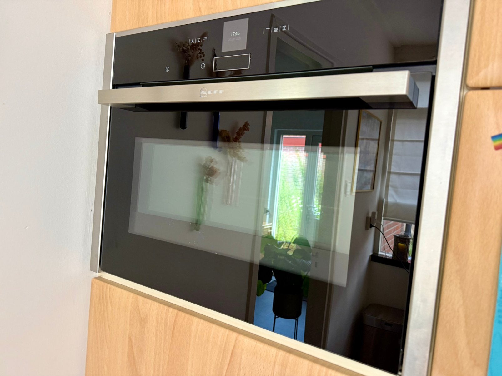 NEFF N70 combi-oven / combimagnetron – C17MR02N0/06 – 45 cm, Ophalen, 45 tot 50 cm, Gebruikt, Neff