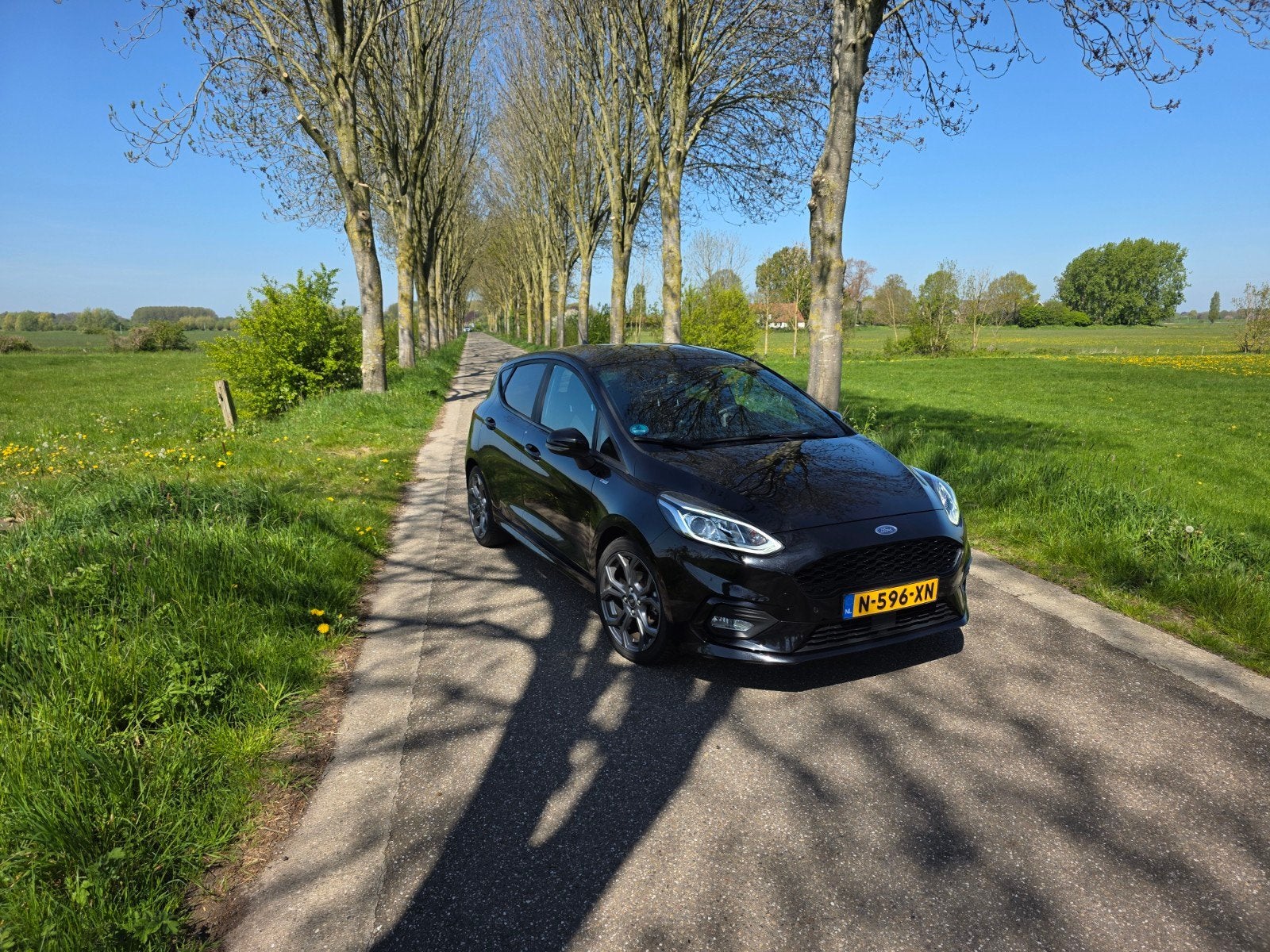 Ford Fiësta 1.0 Ecoboost 95pk 5dr 2022 Zwart, Voorwielaandrijving, Stof, 1064 kg, Origineel Nederlands