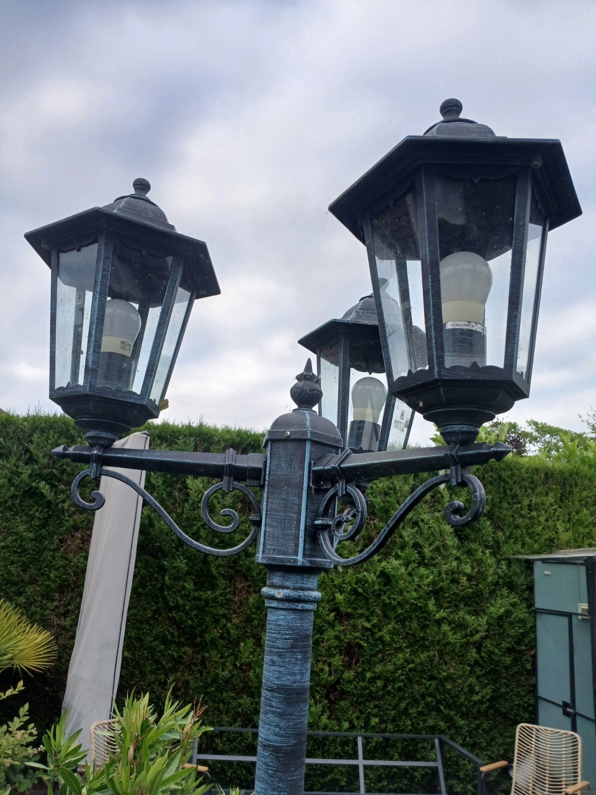 Te koop mooie lantaarn voor buiten, Tuin en Terras, Buitenverlichting, Ophalen, Netvoeding