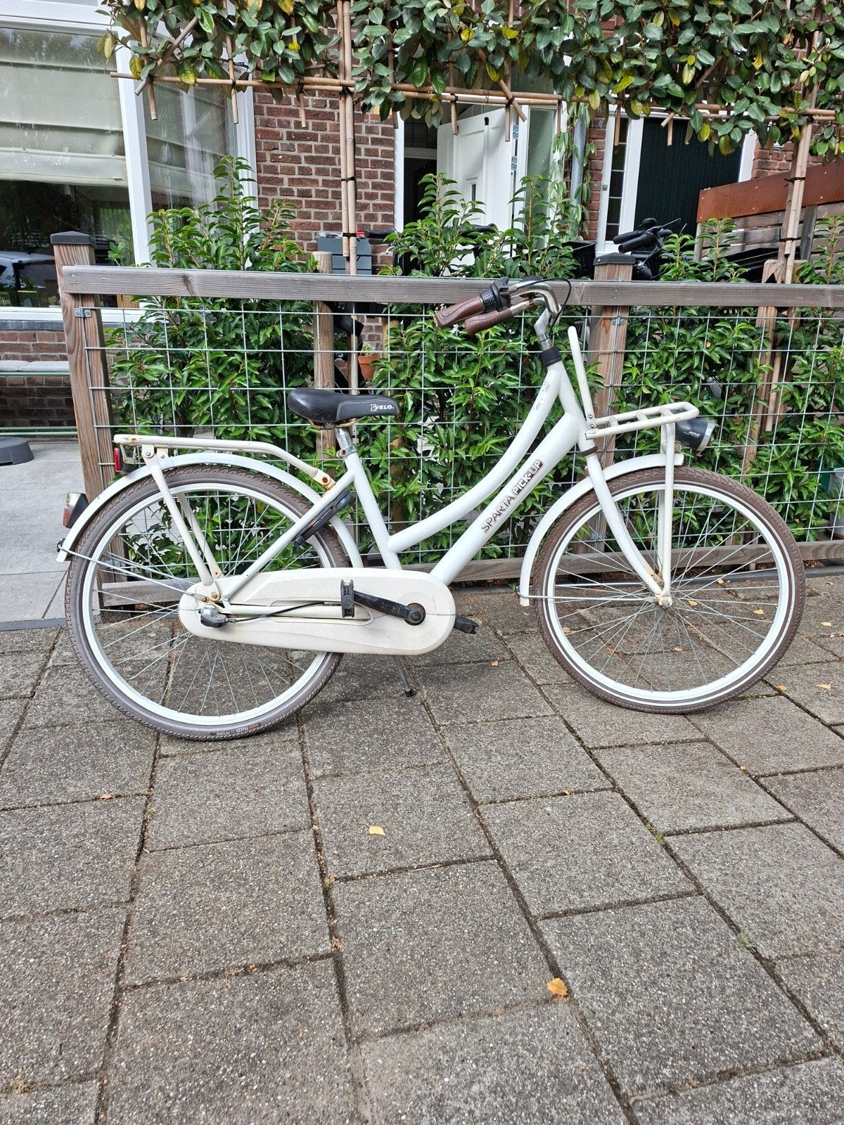 Sparta Pick-Up Meisjesfiets - Wit - 24 inch, Ophalen, Terugtraprem, Sparta, Gebruikt