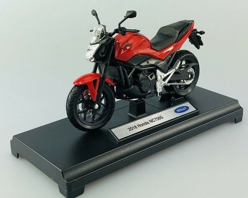Honda NC750s 1:18 12854 Welly, Hobby en Vrije tijd, MayCheong, Nieuw, Ophalen of Verzenden, Motor