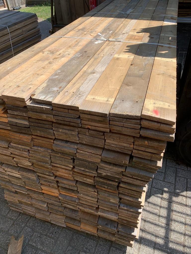 Sloophouten planken, voor vloeren, wanden, plafond, Ophalen, 30 cm of meer, Gebruikt, 50 tot 150 cm