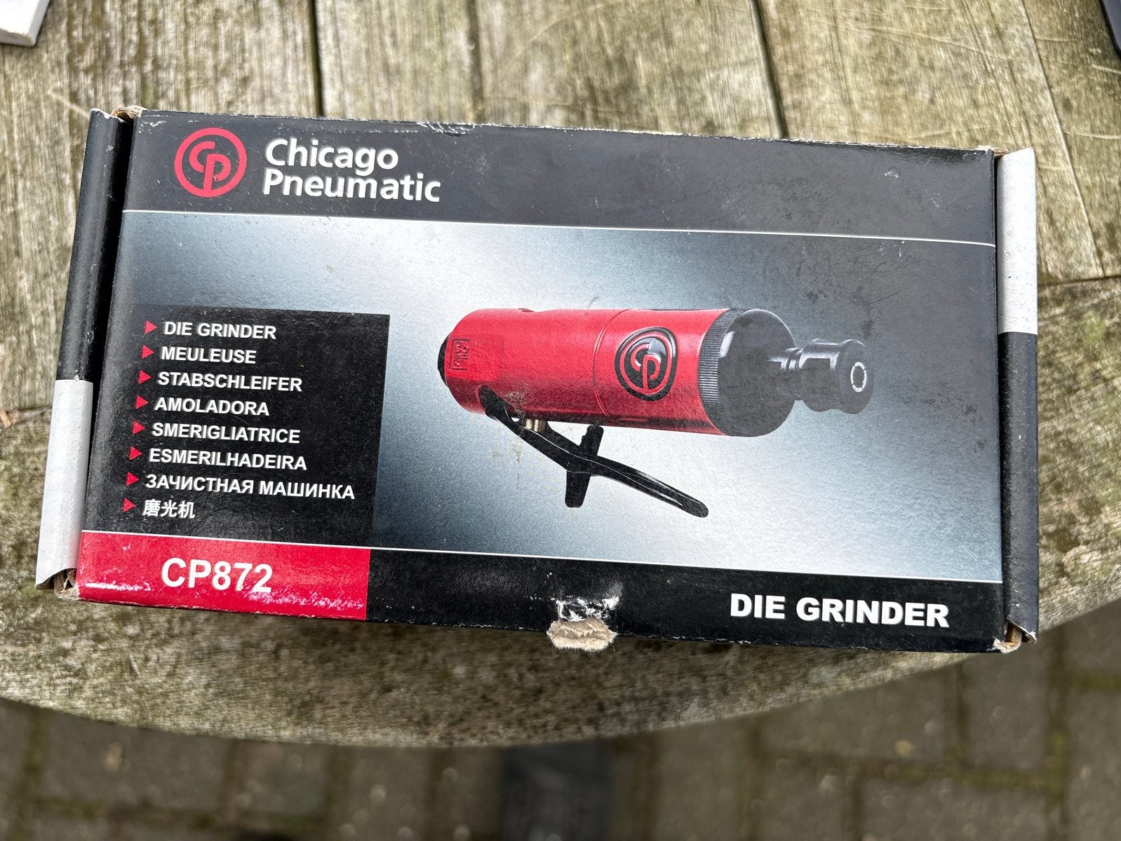 Chicago Pneumatic CP872 Rechte Handslijpmachine, Ophalen of Verzenden, Nieuw, Minder dan 700 watt, Rechte handslijpmachine