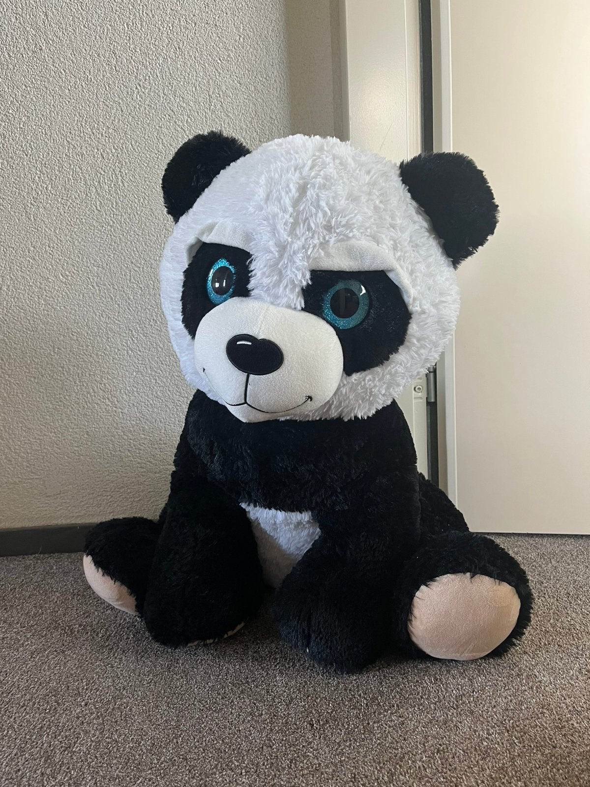 Knuffelbeer Panda 60cm hoog, Ophalen, Zo goed als nieuw, Beer