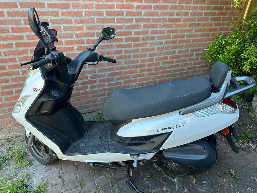 Kymco Dink 125 Scooter - Wit, Goede Staat, Fietsen en Brommers, Scooters | Kymco, Ophalen, Gebruikt, Overige modellen, 125 cc