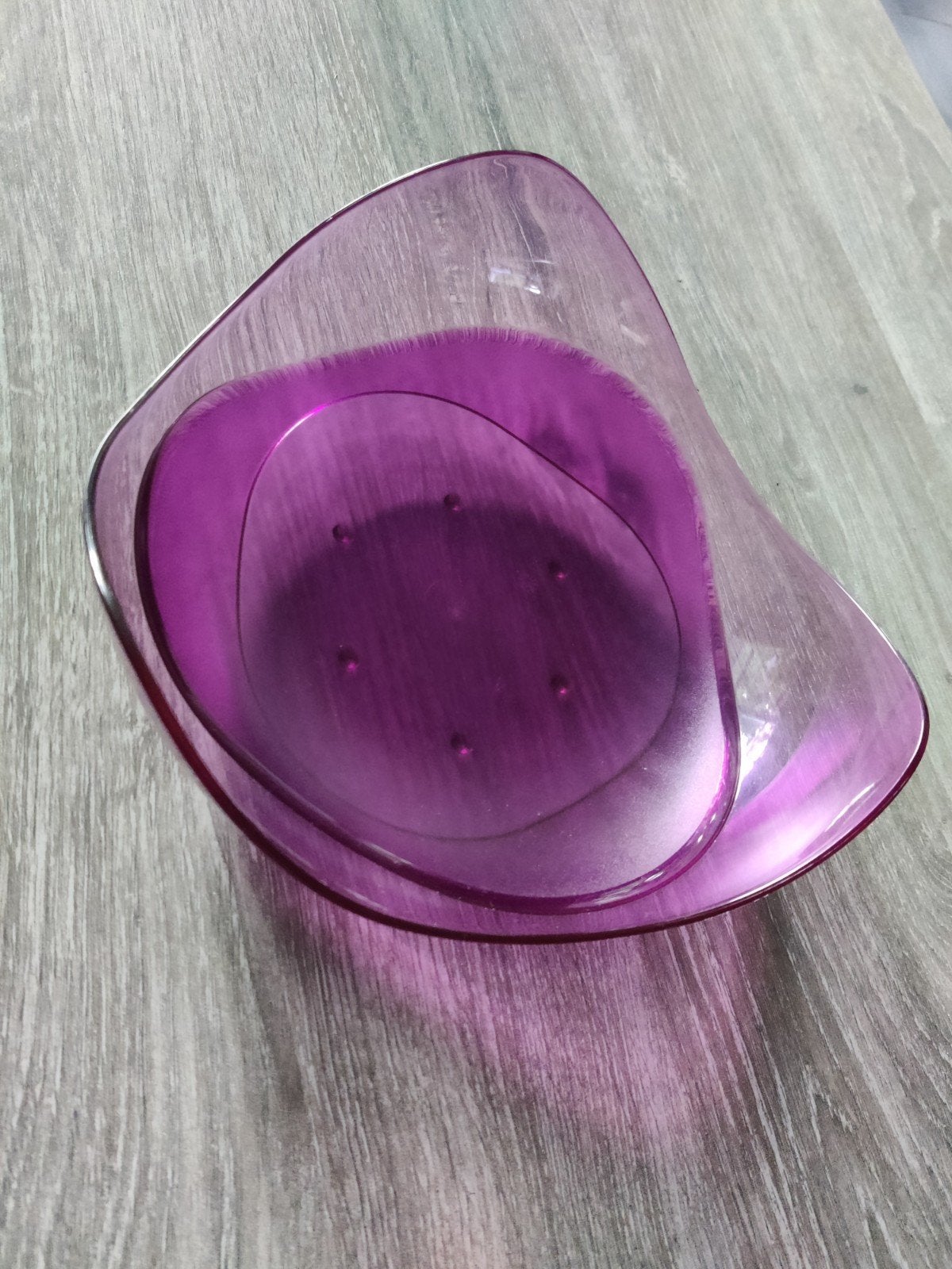 🍎 Tupperware fruitschaal Paars 🍎, Ophalen of Verzenden, Zo goed als nieuw, Paars, Schaal