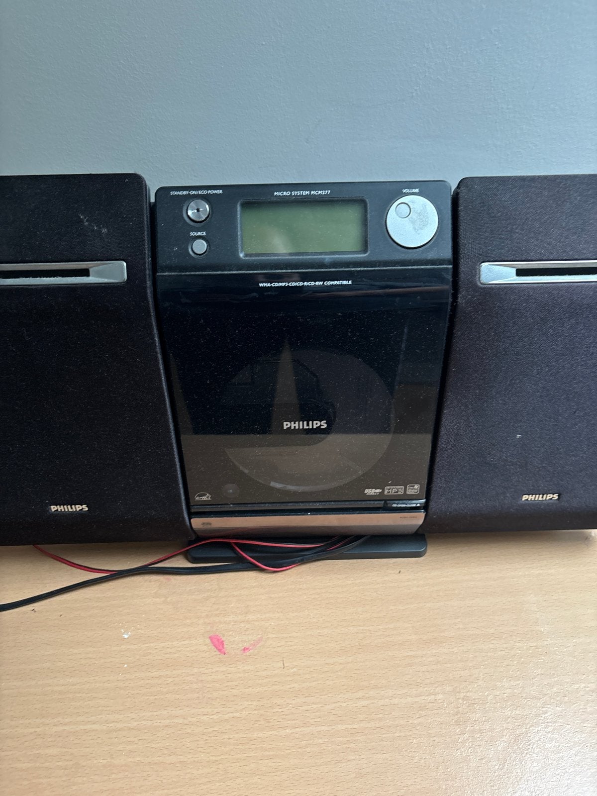 Philips Micro Systeem MCM377 met CD-speler en speakers, Audio, Tv en Foto, Philips, Gebruikt, Ophalen of Verzenden, Microset