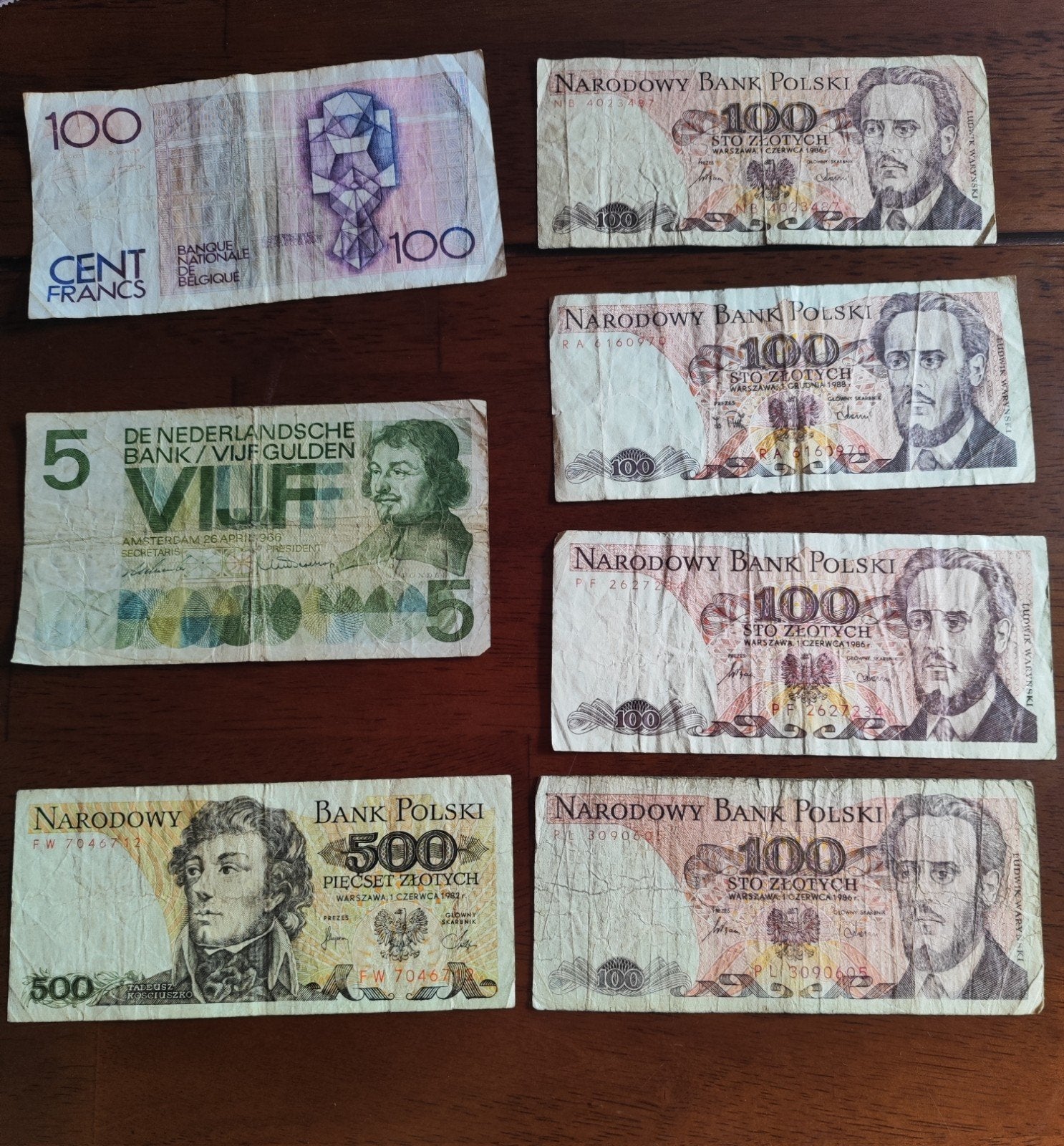 Bankbiljetten uit diverse landen zie foto's, Ophalen of Verzenden, Overige landen