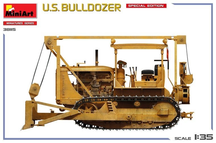 MINIART U.S. BULLDOZER SPECIAL EDITION 1:35, Overige merken, Verzenden, 1:32 tot 1:50, Overige typen