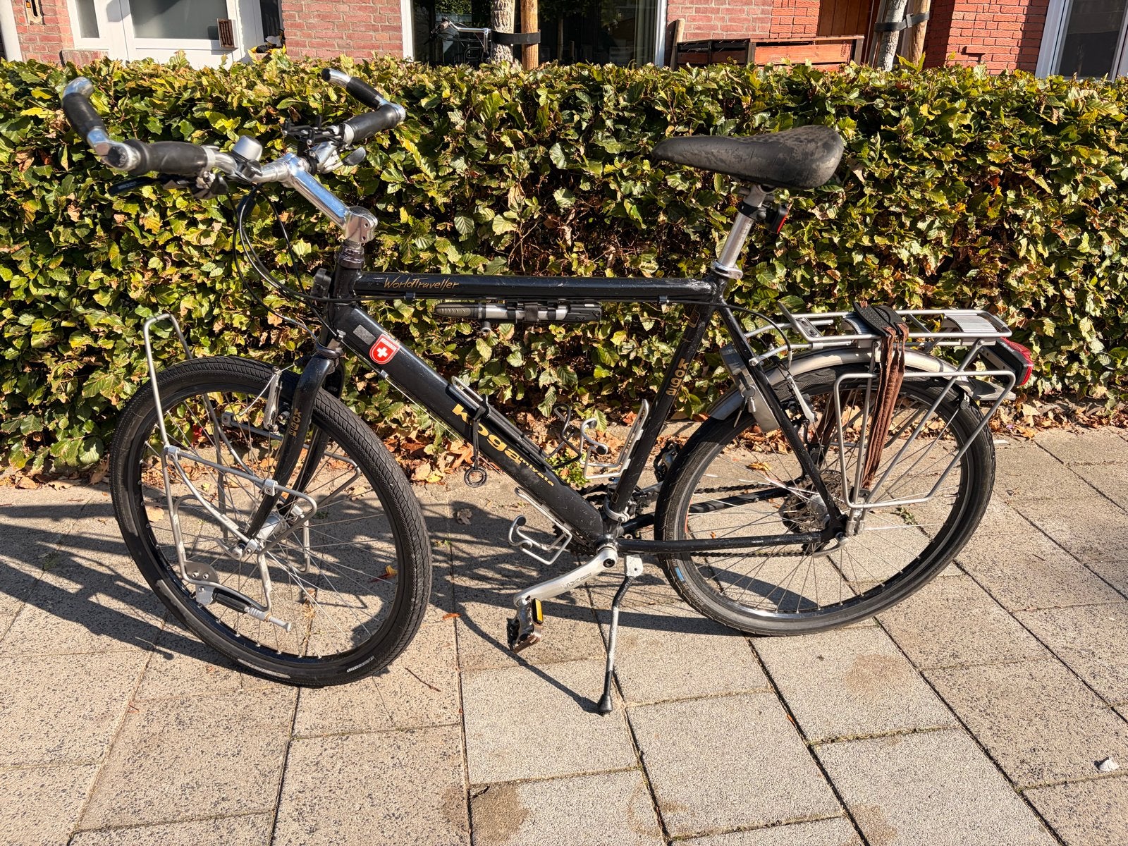 Koga Miyata WorldTraveller Herenfiets maat 54, Gebruikt, Velgrem, Versnellingen, 53 tot 57 cm