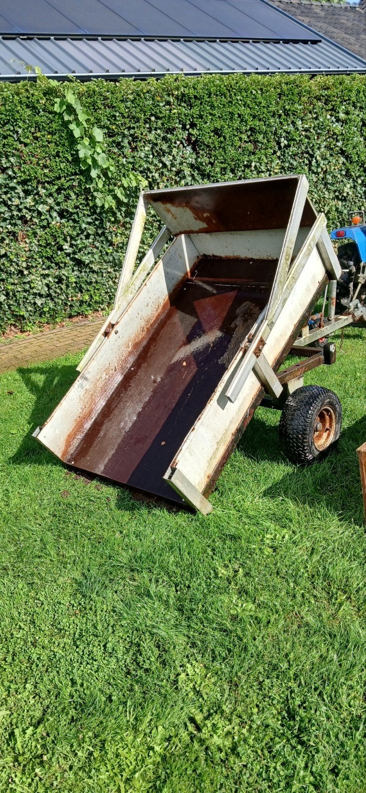 kiper Kiep aanhanger voor tuintrekker / minitractor, Ophalen, Gebruikt