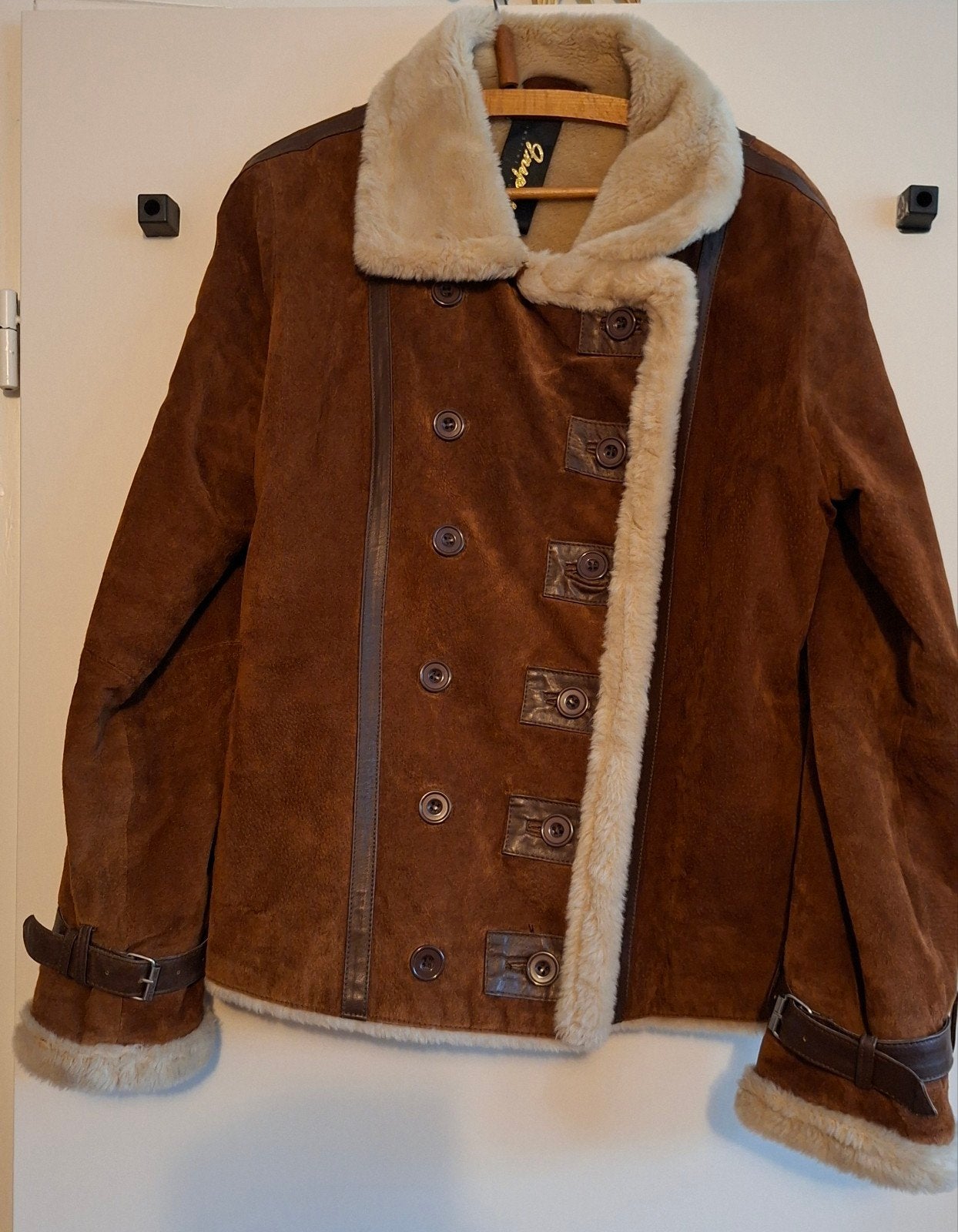 Vintage gevoerd suède dames pilotenjack, Kleding | Dames, Bruin, Maat 42/44 (L), Ophalen of Verzenden, Inspire