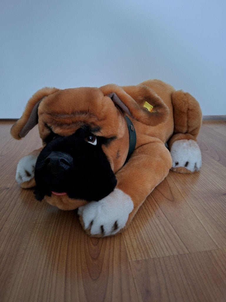 Mooie hond Boxer van Steiff, Ophalen of Verzenden