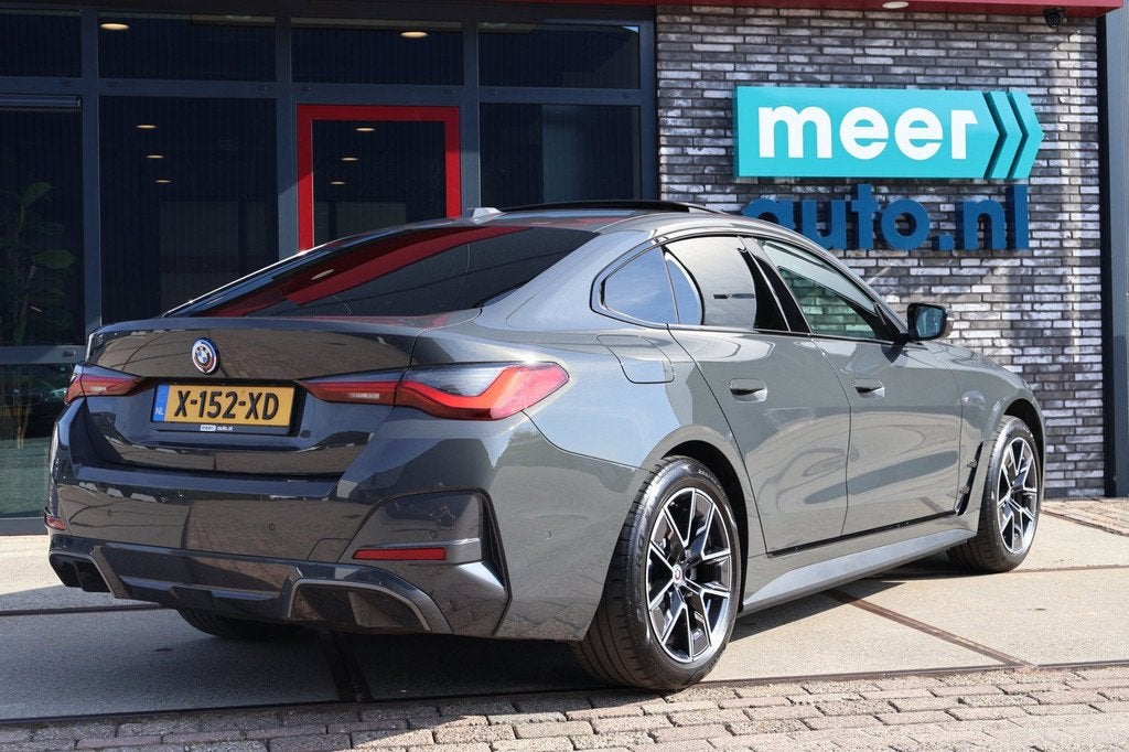 BMW I4 40 84 kWh High Executive M-SPORT l SOH 96,4% l H/K l, Auto's, BMW, Achterwielaandrijving, Gebruikt, 590 km, 340 pk