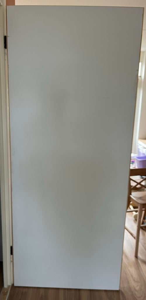 Opdekdeur 200,5 x 83cm, rechtsdraaiend, Ophalen, 80 tot 100 cm, Binnendeur, Nieuw