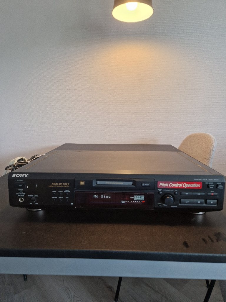Sony Minidisc Recorder ATRAC DSP Type R, Ophalen, Minidisc-recorder