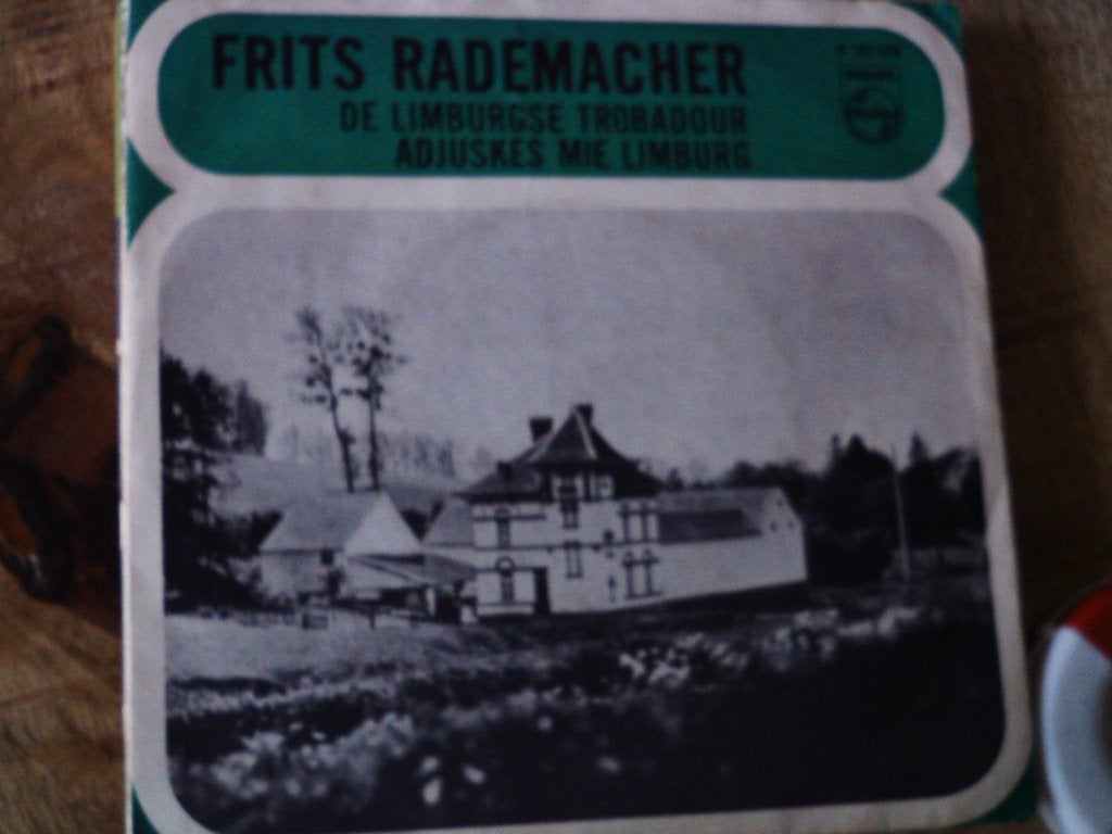 Frits Rademacher - De Limburgse Troubadour  30s, Cd's en Dvd's, 7 inch, Ophalen of Verzenden, Zo goed als nieuw, Beschermende buitenhoes