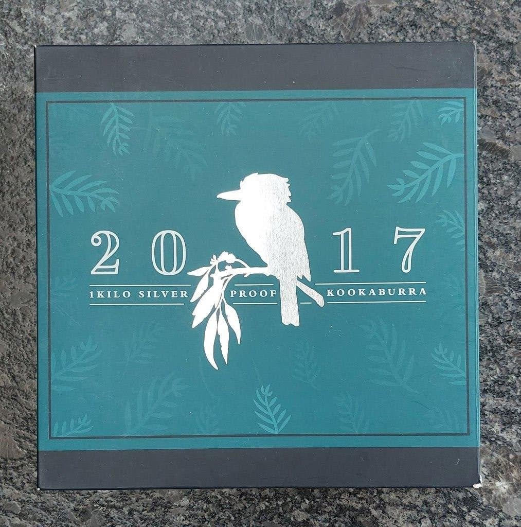 30 dollars 2017 Kookaburra PROOF 1 kilo originele verpakking, Postzegels en Munten, Ophalen of Verzenden, Zilver
